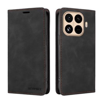 Pour Coque Xiaomi 15T Pro BETOPNICE Fermeture Magnétique Blocage RFID Portefeuille Support Housse de Téléphone en Cuir