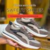 (New) Breathable Mesh Unisex Labor Protection Shoes: Anti-Smash, Anti-Puncture, Lightweight, Comfortable, Water-Repellent, Insulated, All-Season.