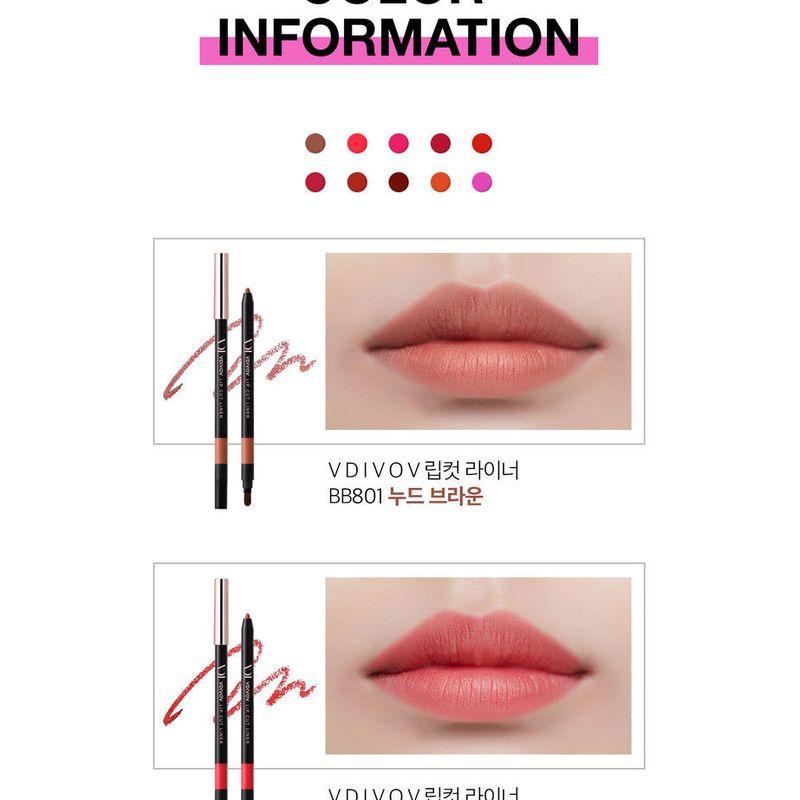 VDIVOV - Lip Cut Liner - 10 Farben