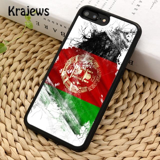 Krajews Afghanistan AF Flag Phone Case Cover For iPhone 14 5 SE 6 7 8 Plus X XR XS 11 12 13 Pro Max Samsung Galaxy S21 S22ultra