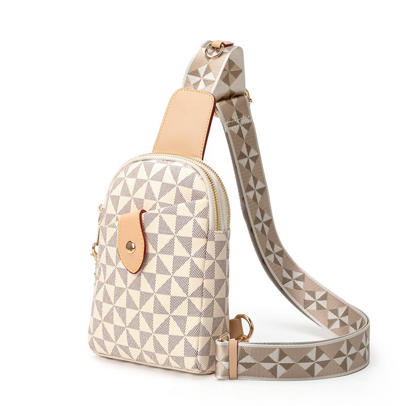 Crossbody Women's Bag New Mobile Phone Bag Mini Contrasting Small Bag Shoulder Bag Breast Bag Travel Bag