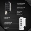 12v 24v Fuse Holder Accessory 4/8 Way Car Truck Circuit Fuse Box Circuit Breaker Blade Fuses 130 Degree Midival Fuse