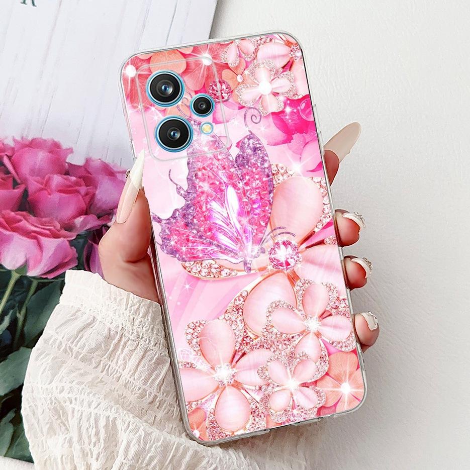 For Realme 9 Pro Plus Case RMX3392 Luxury Fashion Painted Cover Soft Slim Phone Case For Realme 9 Pro Realme9 Pro+ Fundas Bumper