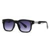 New Sunglasses Men Women Classic Square UV400 Protection High Quality Rivet Glasses Fashion Black Travelling Shades