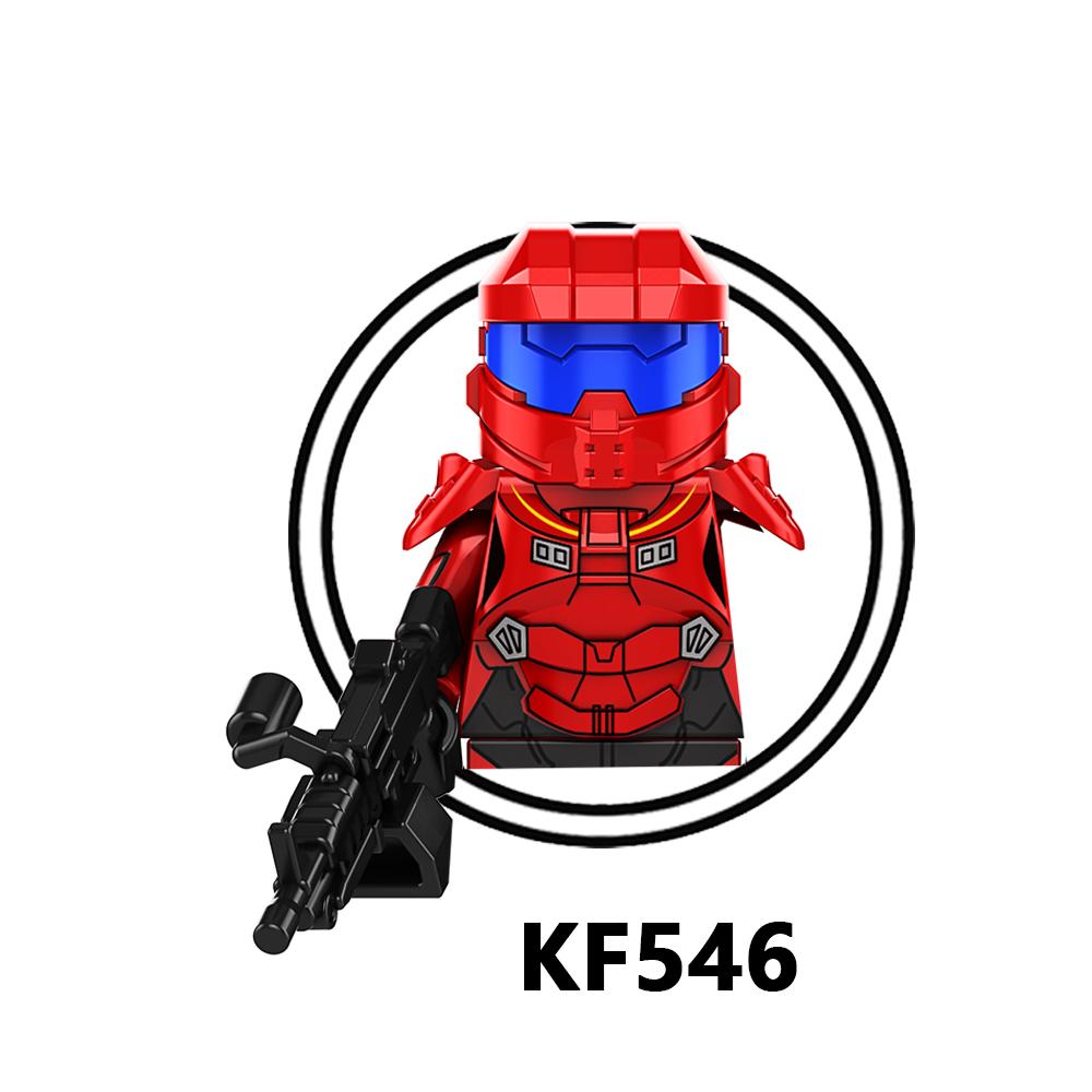 KF6043 Film Halo Våpen Soldat Byggeklosser Klosser Karakterfigurer Barn Samleleker