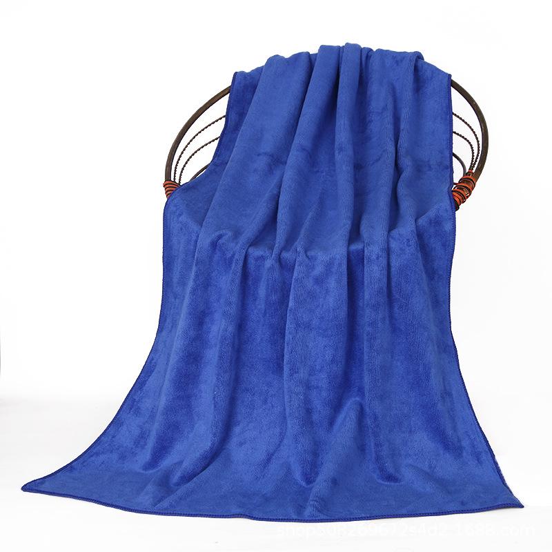 Beauty Salon Absorbent Lint-Free Massage & Bath Towels with Custom Logo Thick 70*140 сапфировый