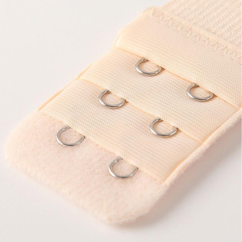 1Pc Adjustable Elastic Bra Extension Strap Hook Clasp Expander Bra Extender 3 Rows 2 Hooks Belt Buckle Underwear Accessories