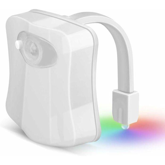 

1 Pc Lampe Toilette Veilleuse LED Mouvement Détecteur Eclairage WC LED pour Salle de Bain Seau d aisances,Cabinet,Lavabo Cuv Odipie