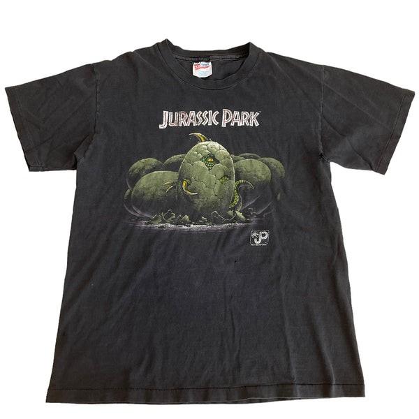 Jurassic Park 1993 movie classic style black t-shirt QT7957 Unisex T-Shirt XXXXL