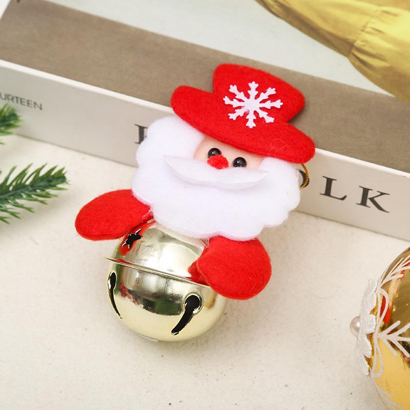 Christmas Tree Pendant Doll Bell Santa Claus Christmas Decoration Hug Gift Handmade Snowman Christmas