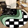 1pc Galaxy Waves Office Round Area Rug,  Mat Suitable For Office, Under Office Chairs Bedroom Living Room Home Decor, Room Deco