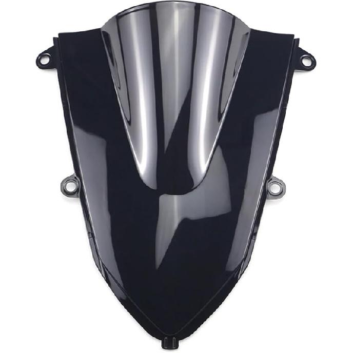 Windshield Windscreen Compatible with CBR500R 2019-2023 2020 2021 2022 Double Bubble(Chrome)