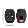 4 Button For Honda CRV SRV FRV Fit Civic Accord Jazz For Acura CSX Silicone Key Case Fob Accessories Holder Key Cover Shell