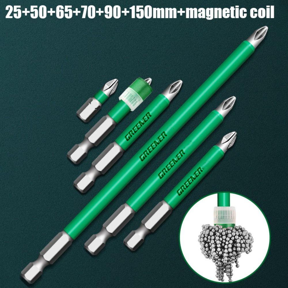 

Несколько размеров Нескользящая Магнитная Насадка для биты Электрик Одобряет Крестовая Насадка Сборка мебели Type 2