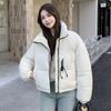 Short down cotton clothes women's winter new fashion hooded fashion cotton clothes women's warm jacket