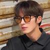 Korean Style Trendy Black Framed Travel Sunglasses  New Fashionable Versatile Sunglasses Outdoor Skiing Sun Visors Uv400