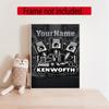 Kw Heavy Trucks Customize Your Name Diamond Painting Round Diamond Diy Frameless Holiday Artwork Suitable For Home Office Wall Decoration