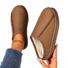 New Thickened and Warm Woolen Cotton Snow Boots and Women's Shoes Thick-soled Ankle Boots