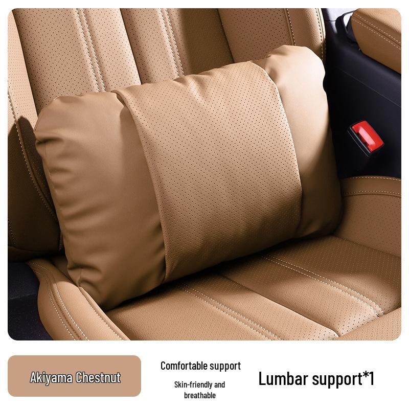 Compatible with 25 Zeekr 001 models: Nappa Leather Headrests, 007GT Lumbar Supports, and 009 Car Seat Backrests