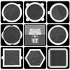 5/30pcs Anti-blocking Filter Screen Sink Sewer Outfall Stopper Floor Drain Sticker Hair Catcher Household Cleaning Products