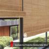 Punch-Free Japanese Style Bamboo Roller Blind