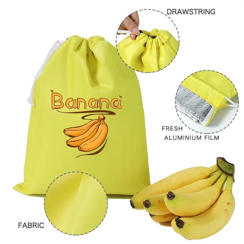 Reusable Produce Storage Bags with Drawstring Breathable Fruit and Vegetable Fresh Keeping Pouches for Kitchen Refrigerator