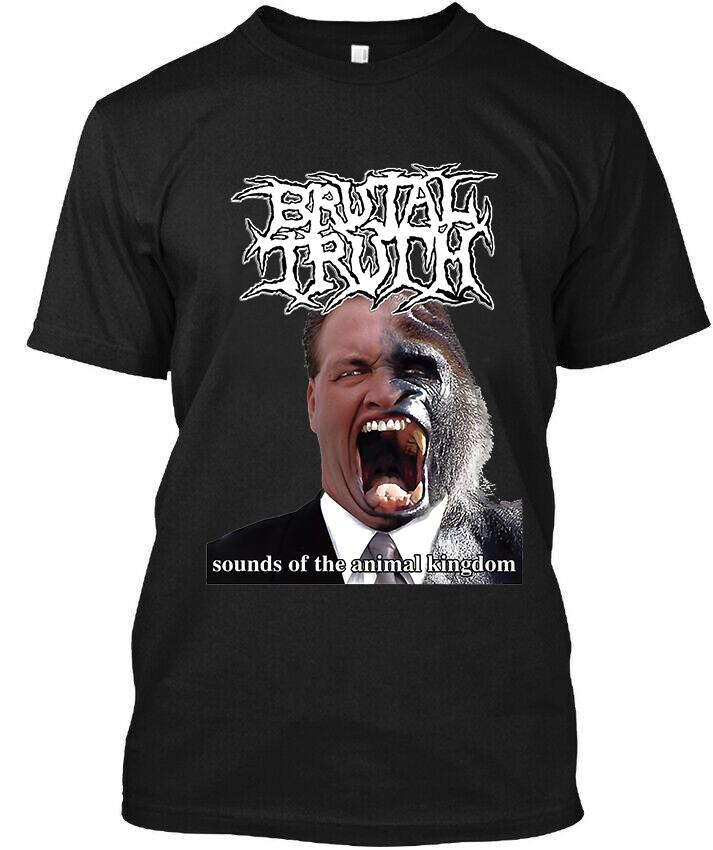 New! Popular Brutal Truth Sounds of the Animal Kingdom American T-Shirt S-4XL XXXL