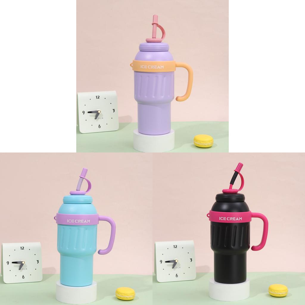 Stainless Steel Insulated Travel Mug With Handle For Outdoor Activities And Gift Giving
