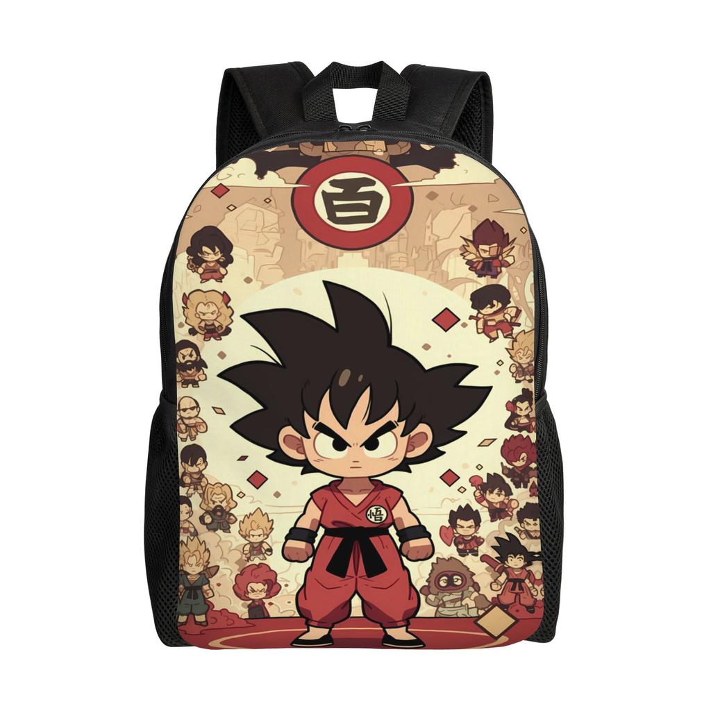Kid Goku Flying On Nimbus Dragon Ball Backpack Cute Backpacks Youth Hiking Big High School Bags Design Rucksack