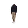 Emporio Armani SS23 Solid Color Logo Embroidered Hooded Jacket Men jackets Navy-Blue 8N1ML61JHSZ0920