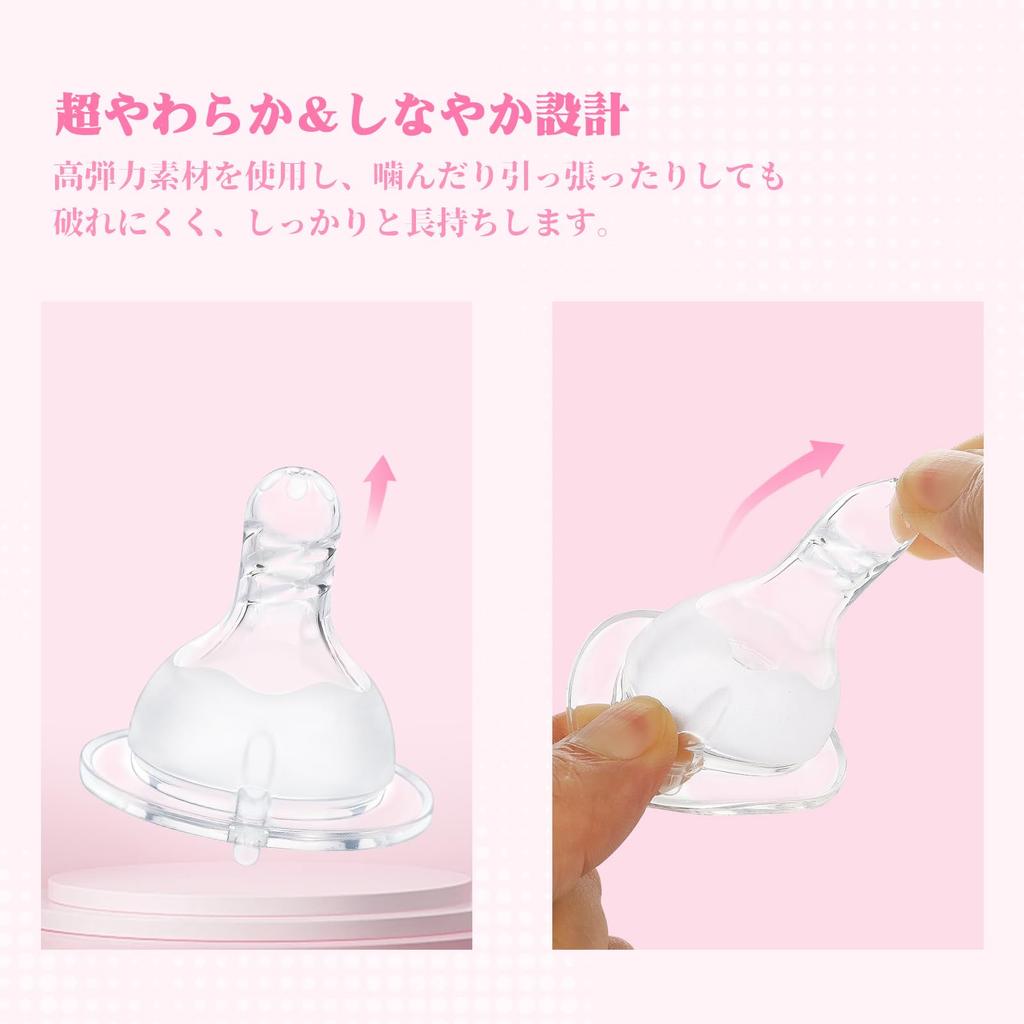 Set of 3 LittleForBig Spiral Grooved Adult Bottle Adult Silicone Compatible with LittleForBig Bottles Nipples, Pacifiers,