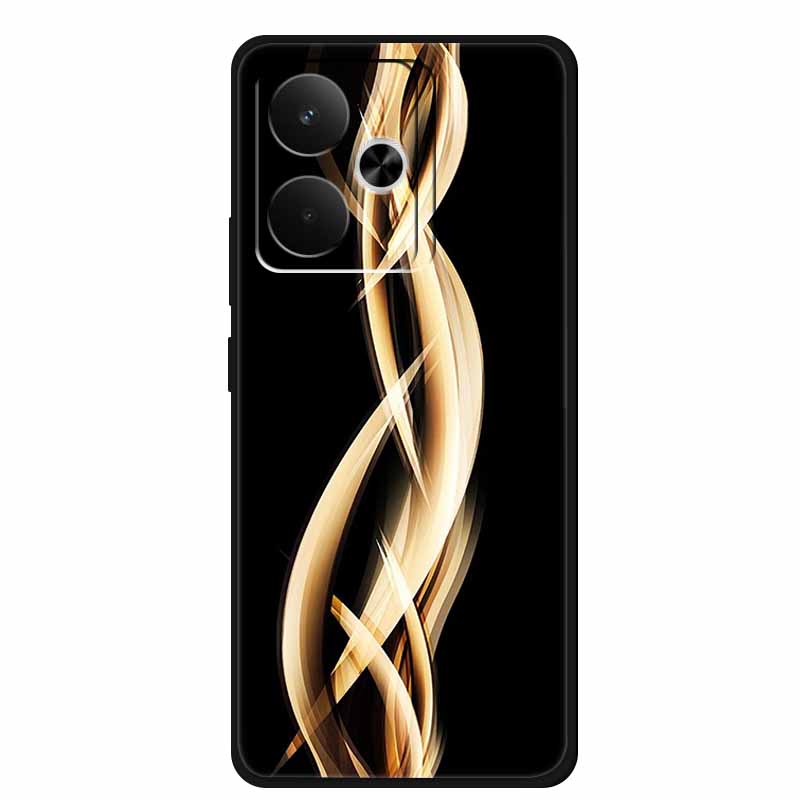 For Realme GT 7 T 7T Phone Case Fashion Photos Black Silicone Soft Back Cover Case For Realme GT 7T GT7 7 T Case GT7T Coque Capa
