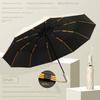 Fully Automatic Large Umbrella, Thickened and Reinforced, Foldable, Sunshade, Uv Protection, Dual-Use for Sun and Rain, Suitable for Men and Women
