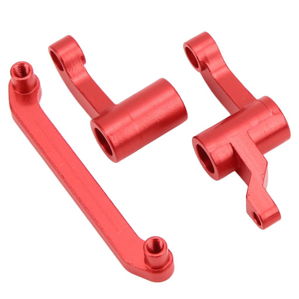 18109 Aluminum Alloy Steering Group Assembly Set for HBX 18859E 18858E 18857E 1 18 RC CarRed