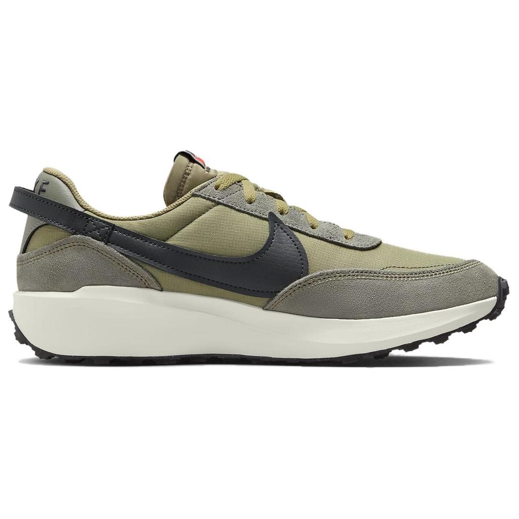 Nike Waffle Debut SE Oliva Neutro Estuco Oscuro Zapatillas para Hombre Verde Cristal de Mar Gris Humo Oscuro FJ4196-200