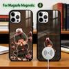 Süße M-Monchhichi Handyhülle Für iPhone17,16,15,14,13,12,11 Plus,Pro Magnetisch mit Magsafe Kabelloses Laden