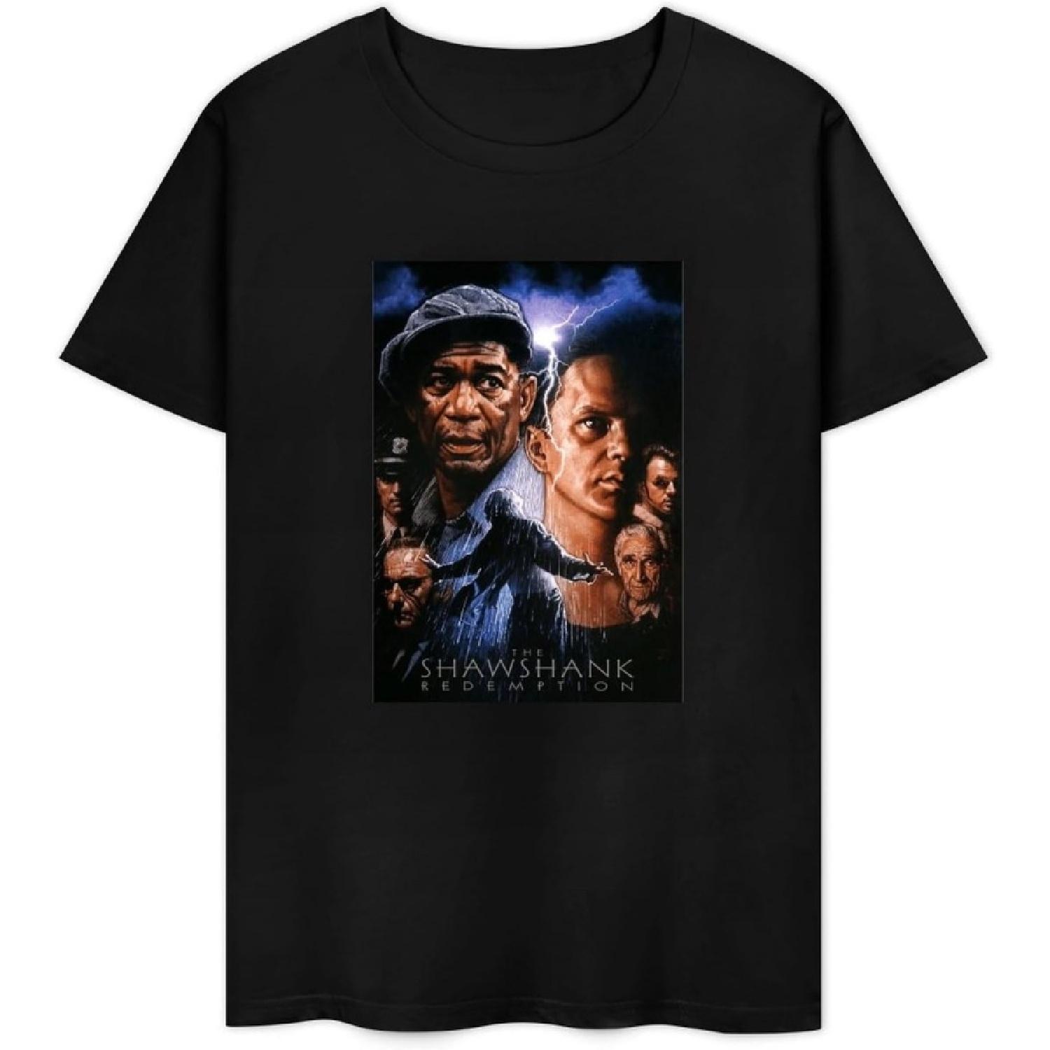 3XxWML Франсис Побег из Шоушенка v2 Футболка ovie Постер Черный X-Large S