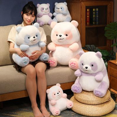 Cute Sitting Panda Doll Plush Toy Black and White Panda Doll Girl Company Soothing Doll