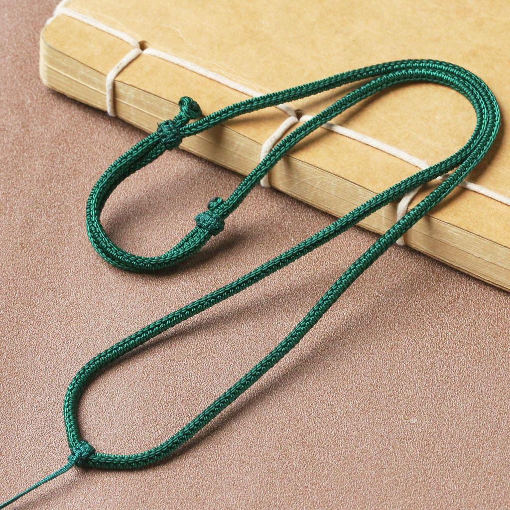 Handmade Eight-Strand Braided Adjustable Necklace Rope for Men & Women