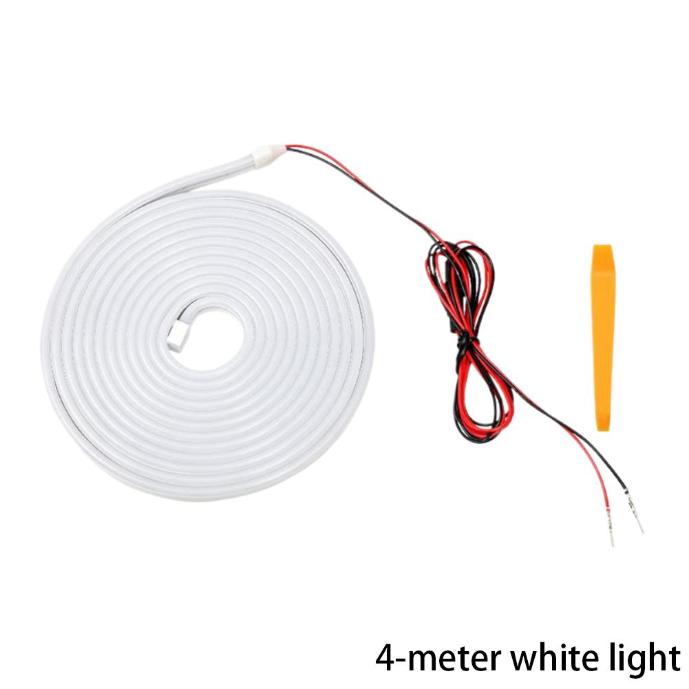 12V Dynamic Flowing Car Trunk LED Strip High-Brightnes Wiring Automatic Sensing Tailgate Light Strip Tool-Free Installation Tool