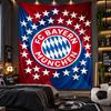 Nástěnná tapiserie s potiskem Bayern Mnichov, látka do obývacího pokoje, ložnice, domácí dekorace