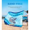 Beach Blanket 10'X9' Extra Large Waterproof Sandproof, Soft Sturdy Lightweight Portable for Beach Vacation Family Park Picnic Travel Camping