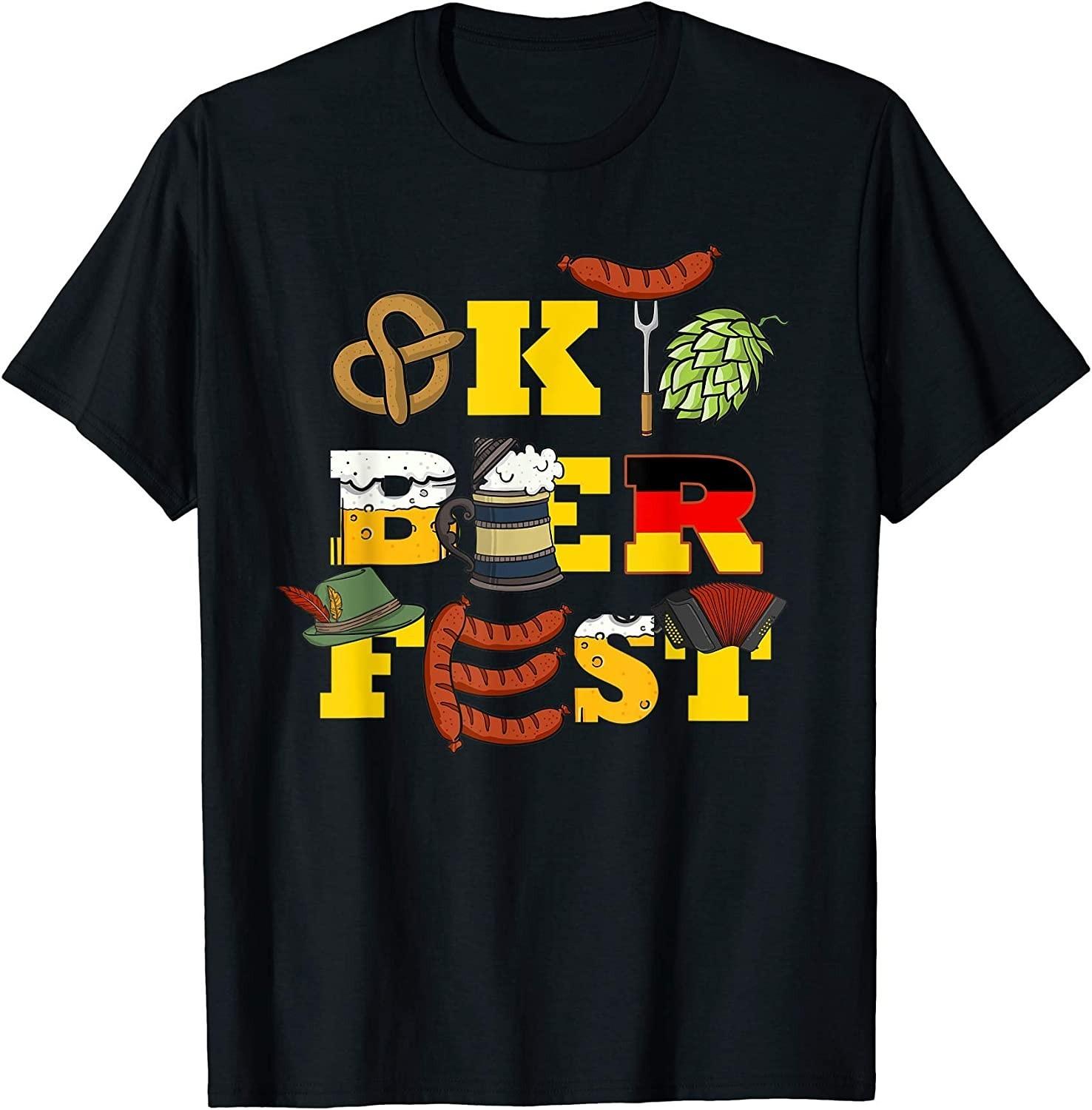 NEW LIMITED! German Oktoberfest Funny Oktoberfest Costume Tee - MADE IN USA XXL