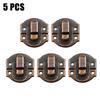 5/12set Jewelry Box Hasp Clasp Suitcase Wood Chest Cabinet Decorative Lock Latch Vintage Case Buckle Lock Decorative Hardware