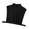 Womens Fake Collar Universal Removable Elegant Half Turtleneck Insert Collar Solid Color Half Top Blouses Neck Warmer