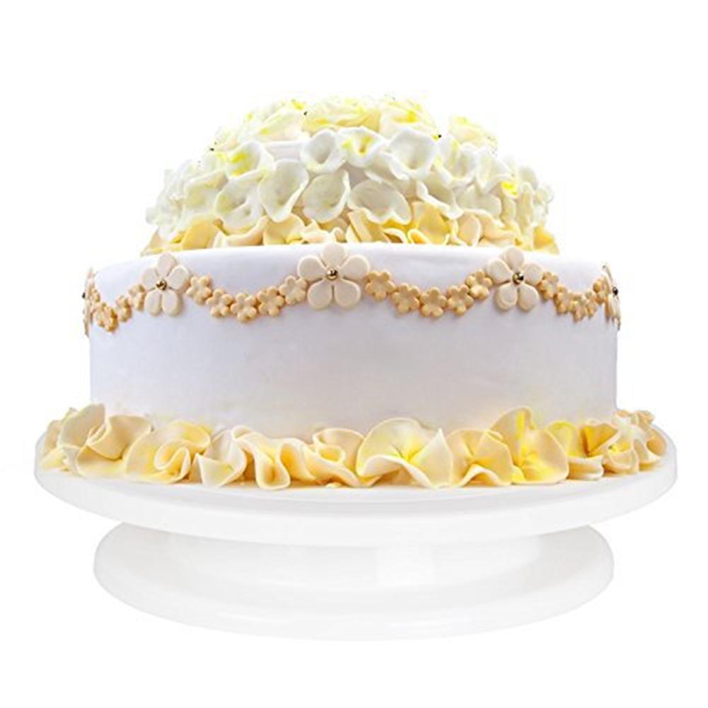 14pcs set Revolving Cake Decorating Stand Kit Rotating Cake Turntable