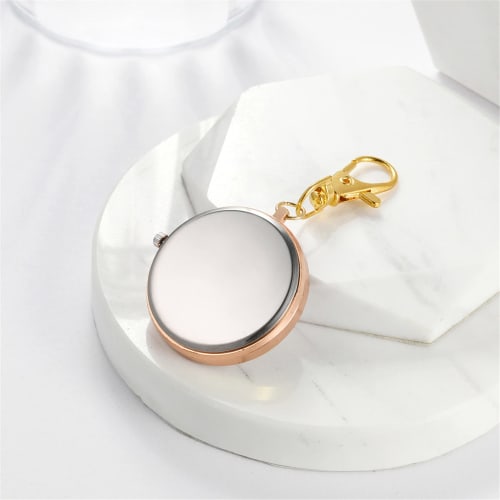 Lancardo Carabiner Watch, Nurse Watch, Pocket Watch, Keychain, Analog, Diamond, Trunk, Easy to Read, Perfect for Everyday Use, Hiking, Commuting, Chri