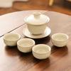 TLAKEHO Ru Kiln Ceramic Tea Set