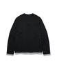 Lujeoseukeulleob Logo Layered Long Sleeve T-Shirt Black