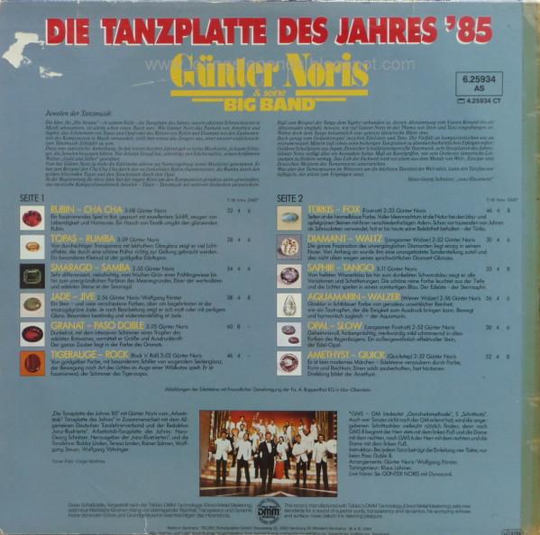 

LP Record GNTER NORIS GALA BIG BAND Die Tanzplatte Des Jahres 85 625934011 TELDEC 1984 Germany Jazz Used
